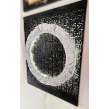 Stellar Gate - Hangulatvilágítós fa dombormű
