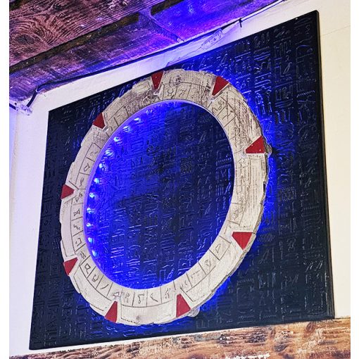 Stellar Gate - Hangulatvilágítós fa dombormű