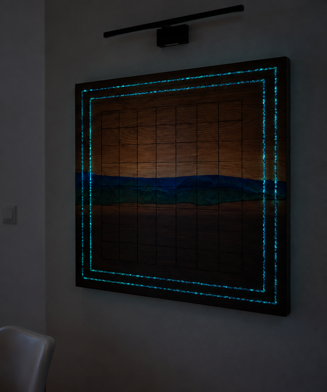 Sovereign glow-in-the-dark epoxy details